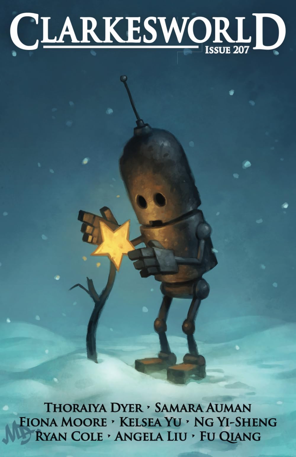 Cover of Clarkesworld, December 2023