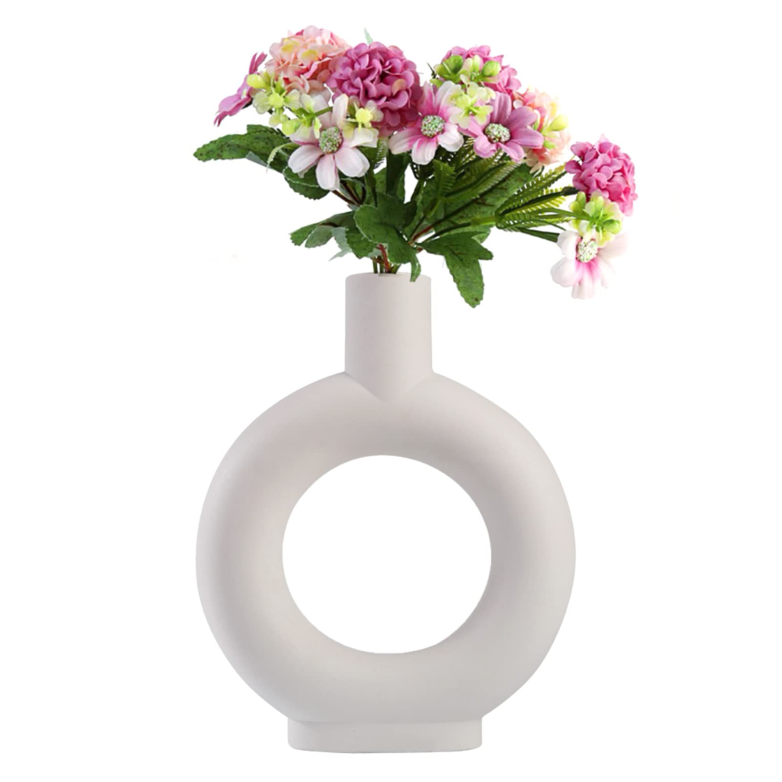 Dekoracja wnętrza Ozdoby, dekoracje, dekoracje wnętrz, dekoracje wnętrzCeramiczny wazon na pączki, wazony ceramiczne Dekoracja w stylu nordyckiego minimalizmu na ozdoby świąteczne, kuchnia, biuro lub