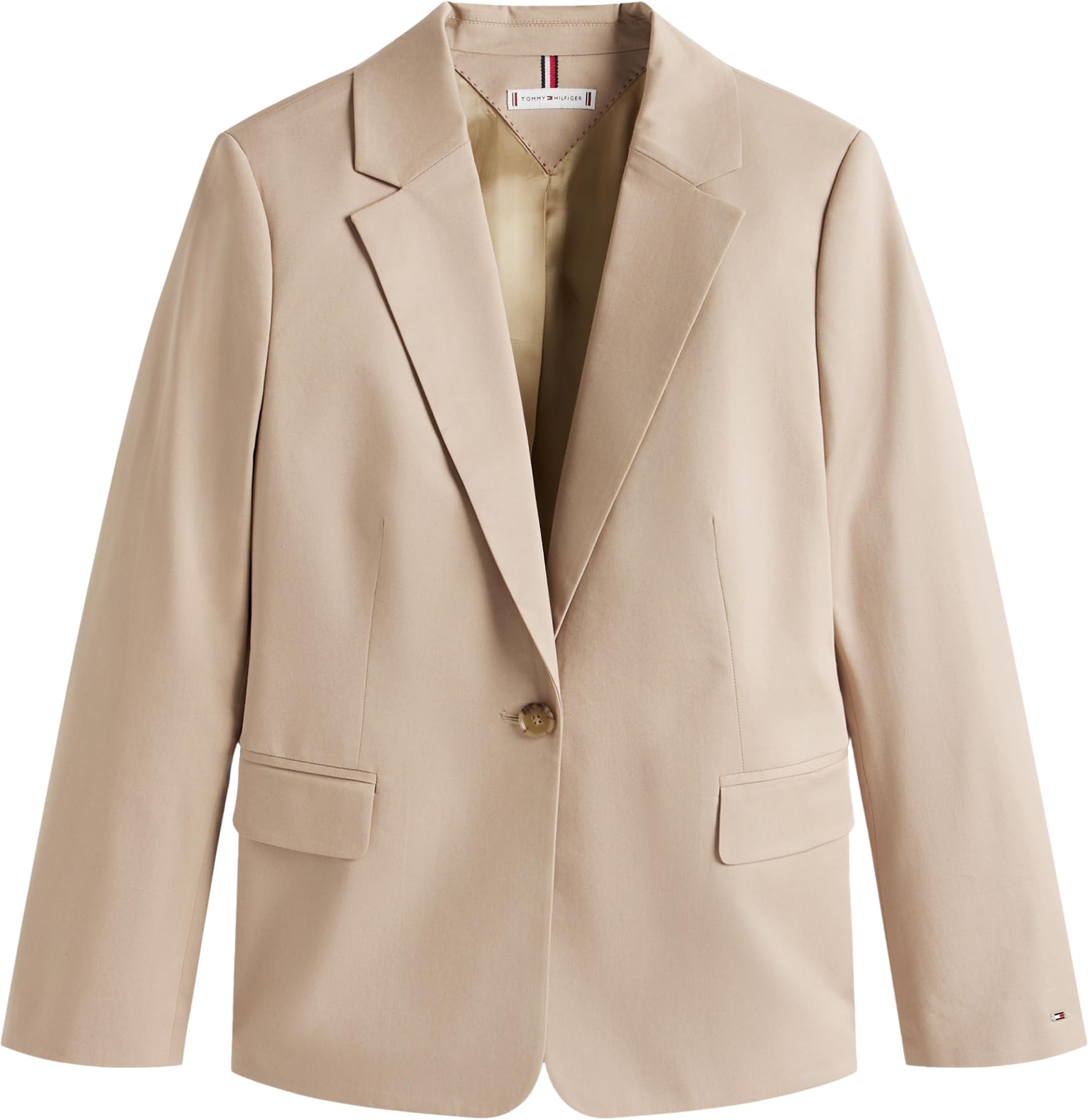 Tommy Hilfiger Preppy GB Cotton Slim Blazer Ww0ww47179 Blazer Mujer (Pack de 1)
