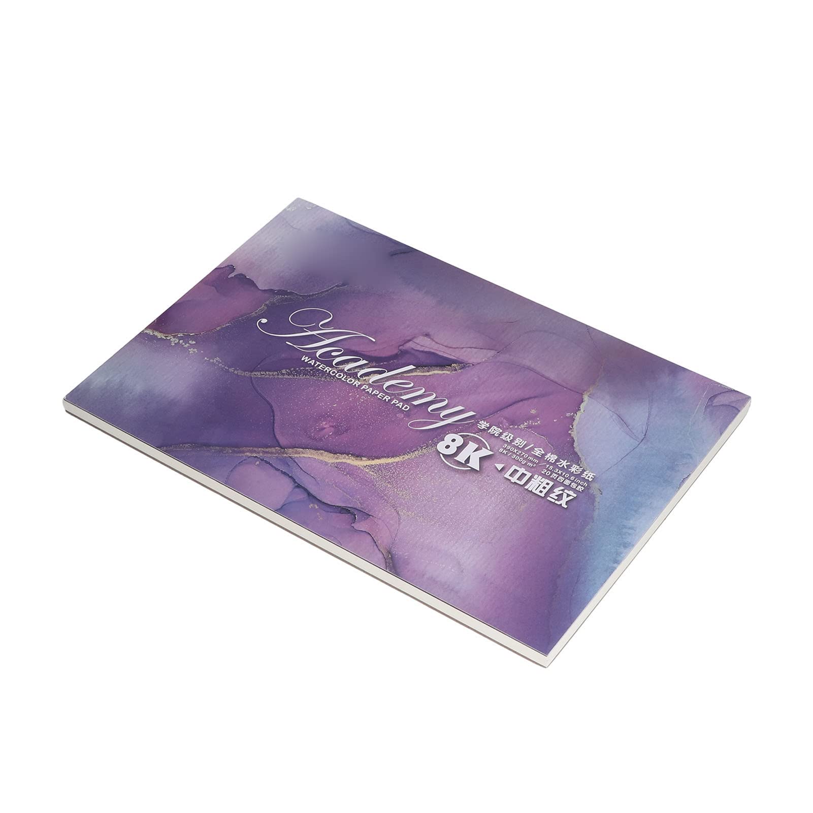 Changor Papier Aquarelle à Grain Moyen épais, Durable, à Absorption Rapide, pour Artistes et Professionnels, adapté à les Supports, 1 X Paquet