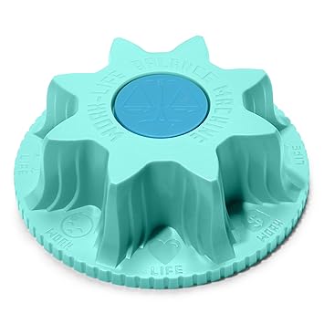 Work-Life Balance Corporation Mechanical Mouse Jiggler Undetectable Device No Usb No Software Required, Computer Awake - Cordless And Wireless Mouse Mover Works For 12-24 Months On Aa Battery (Aqua)