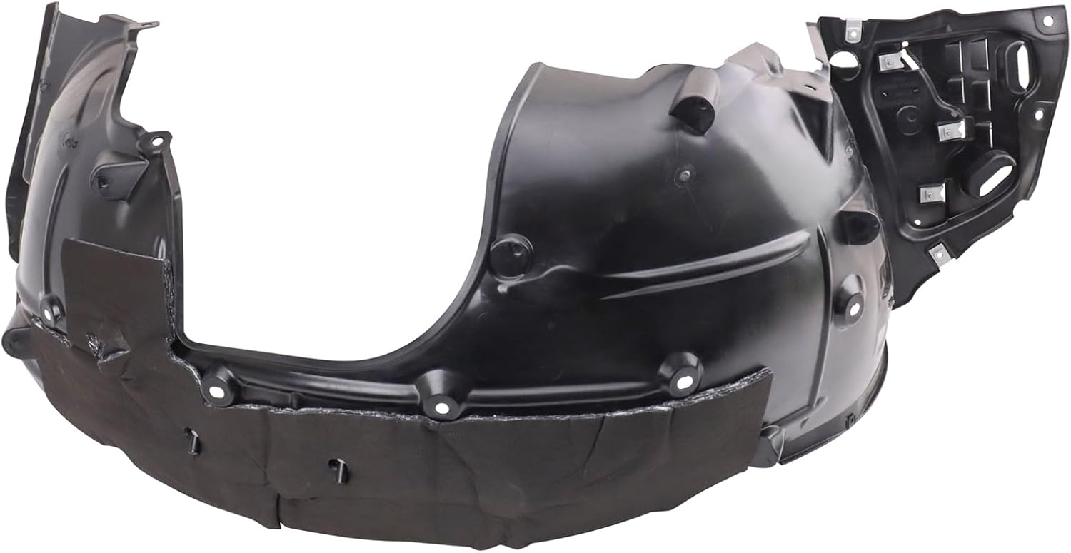 TRQ Right Inner Fender Liner Passenger Side HO1249186 Compatible with 2019-2021 Honda Civic