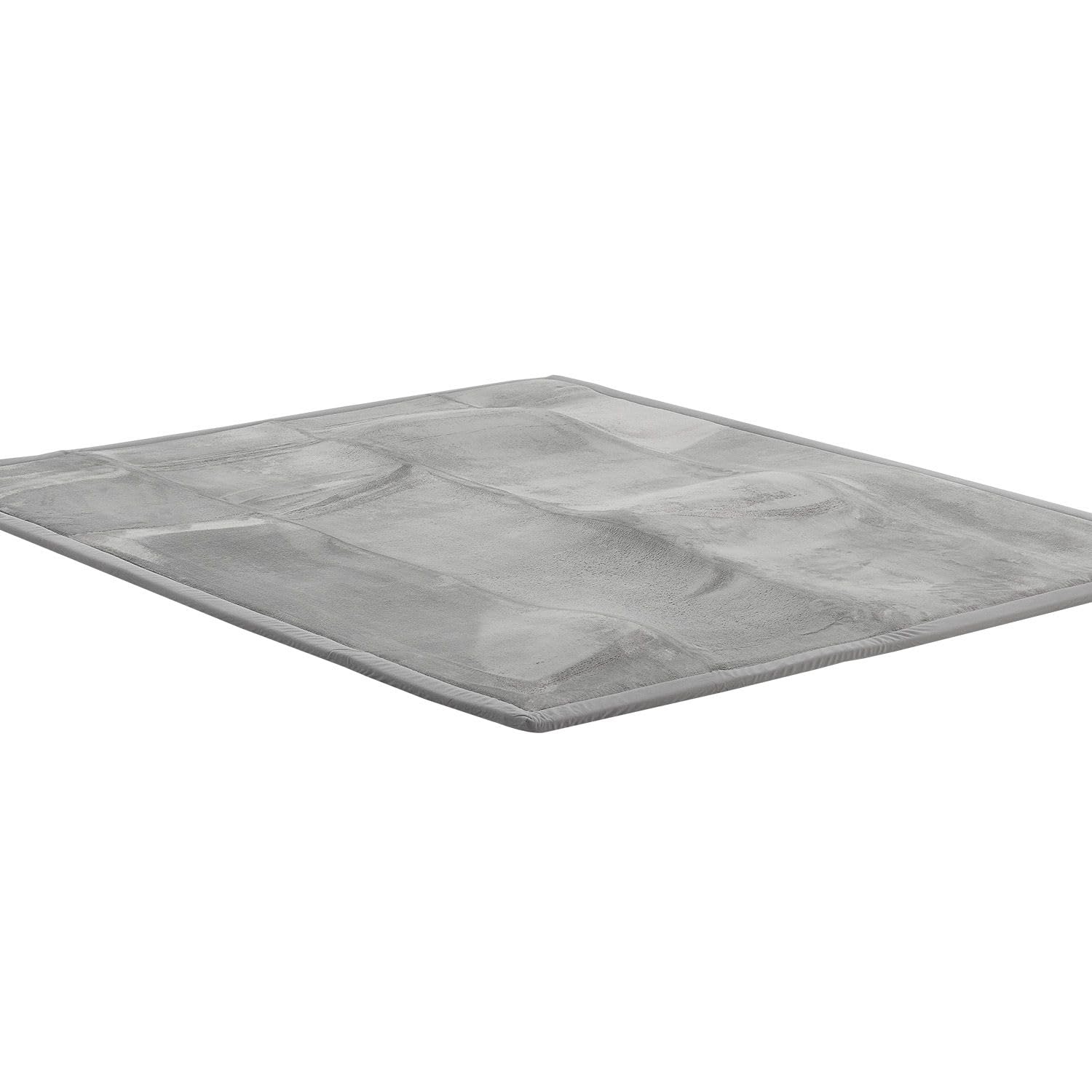 Juskys tappeto morbido e antiscivolo da 180x120 cm per gattonare, ideale per bambino, neonato, yoga – Grigio