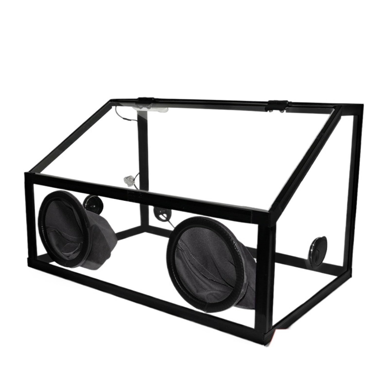 Caja colectora de polvo, Caja de polvo for amoladora, mesa de amoladora eléctrica for grabado de dientes de jade, cubierta de polvo de acrílico transparente for máquina de amoladora de corte y pulido