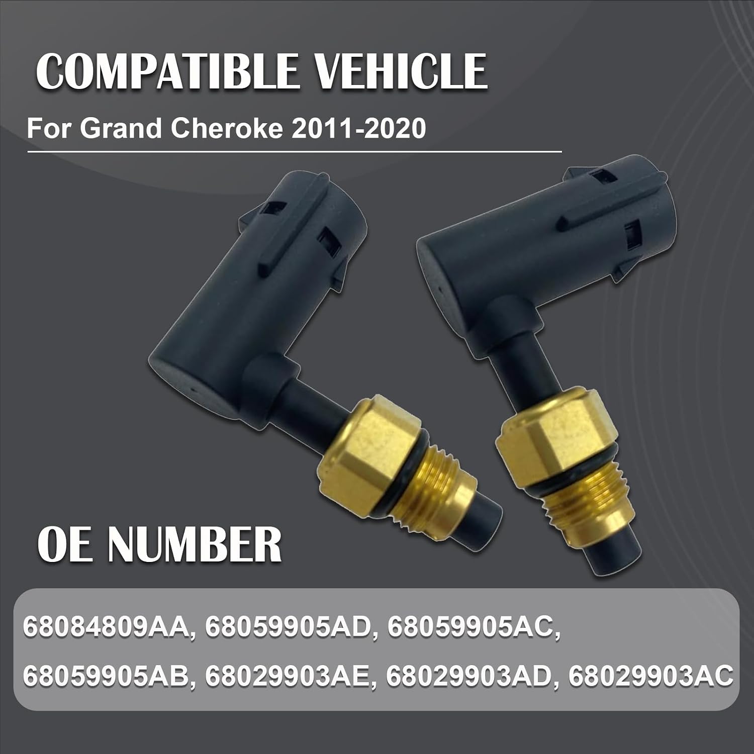 2PCS Suspension Elbow Air Strut Repair Kit for Grand Cherokee 2011-2020