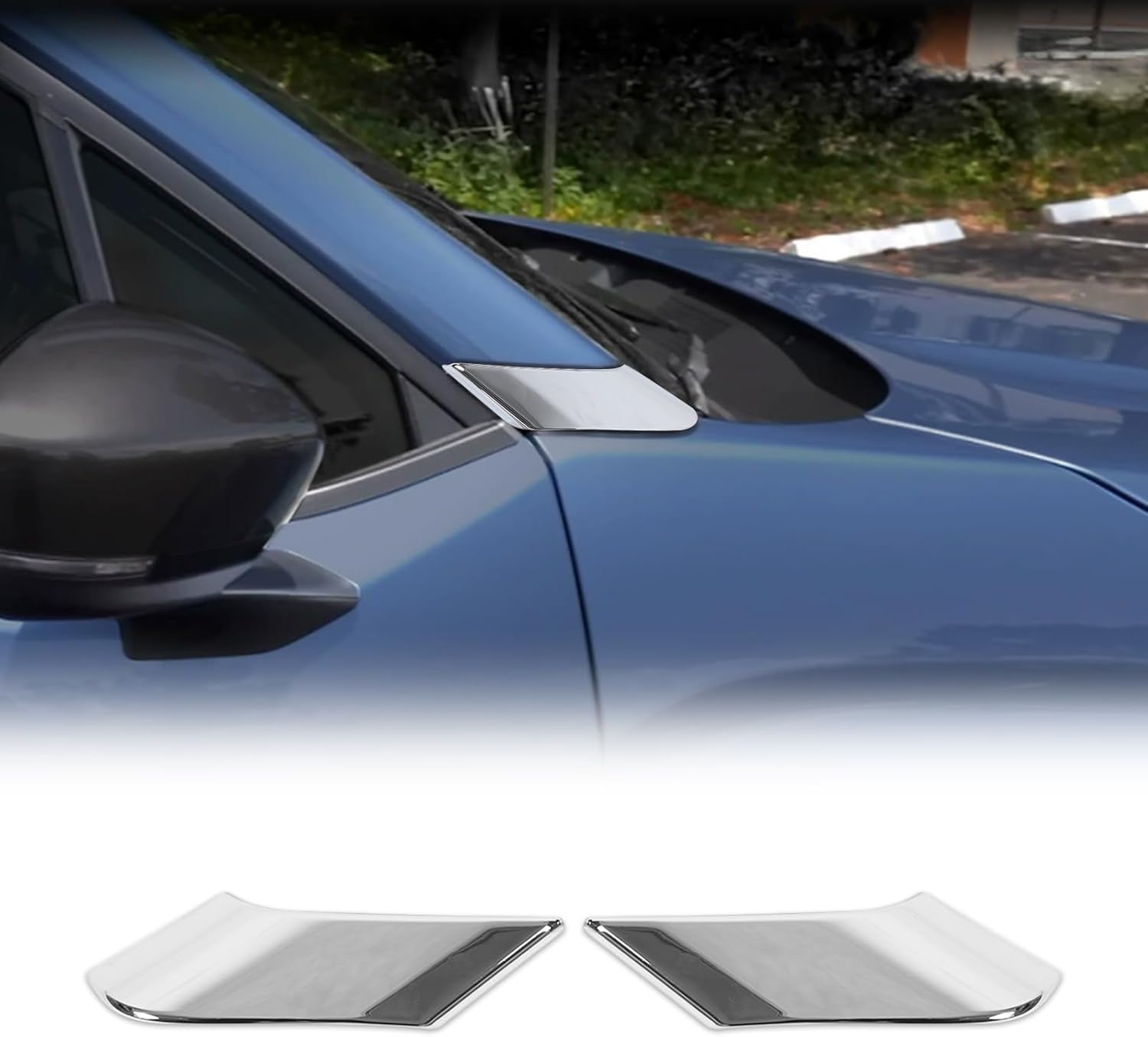 A Pillar Trim Cover Compatible with Subaru Forester 2025, ABS Windshield Lower Panel Trim Cover Outer A Pillar Panel Trim Exterior Protection Decoration Accessories, 2PCS (Bright Black)