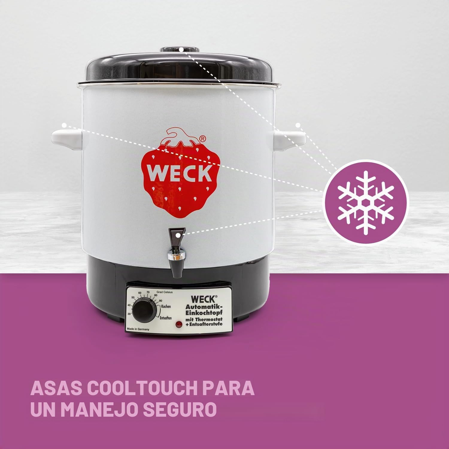 Weck WAT 14A - Esterilizador (2000 W)