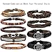 Besteel 24 Piezas Cuero Pulseras Árbol de la Vida para Hombre Mujer...
