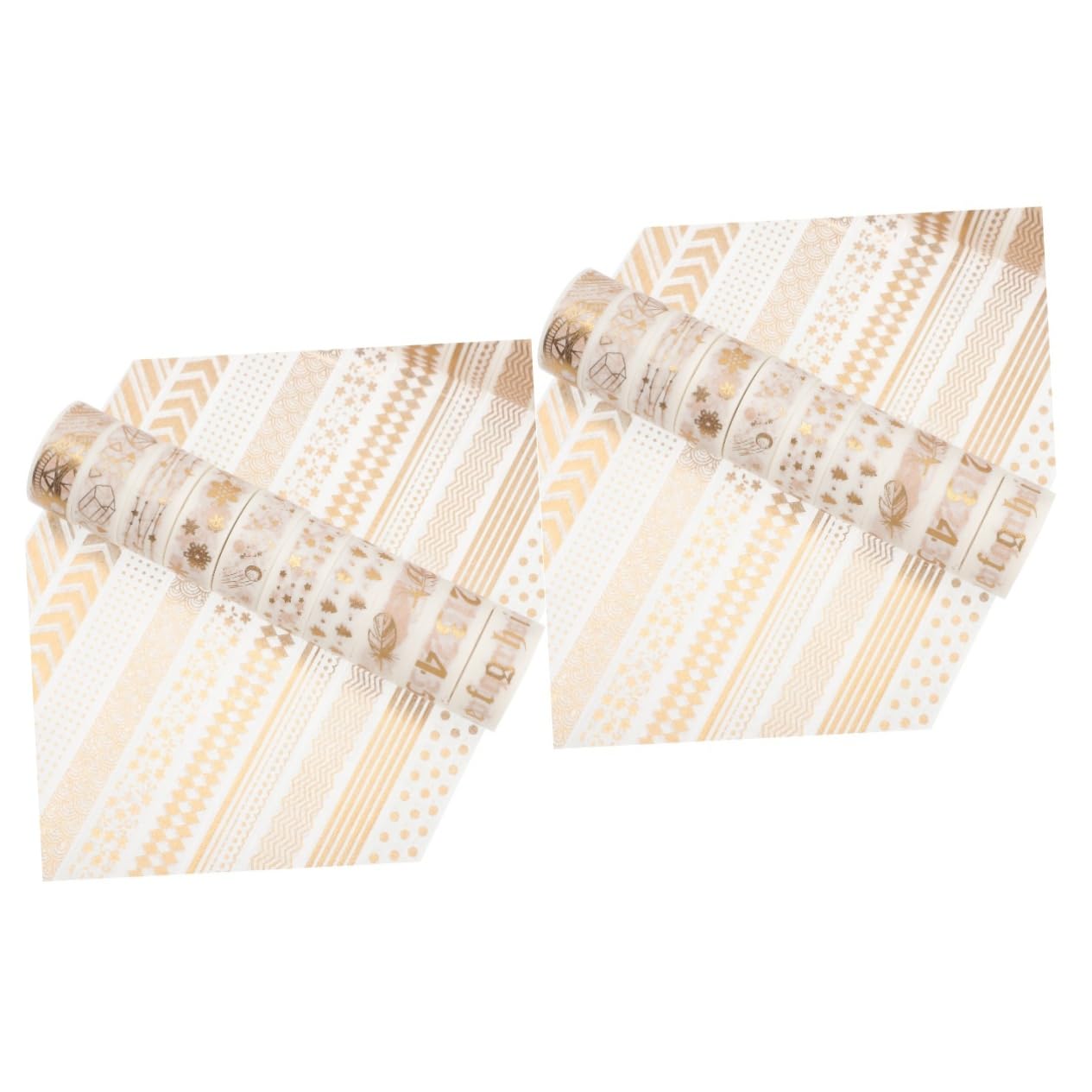 SEWACC 40rollos Cinta Washi Diseño De Estampado Dorado para Manualidades y Scrapbooking para y Álbumes De Recuerdos