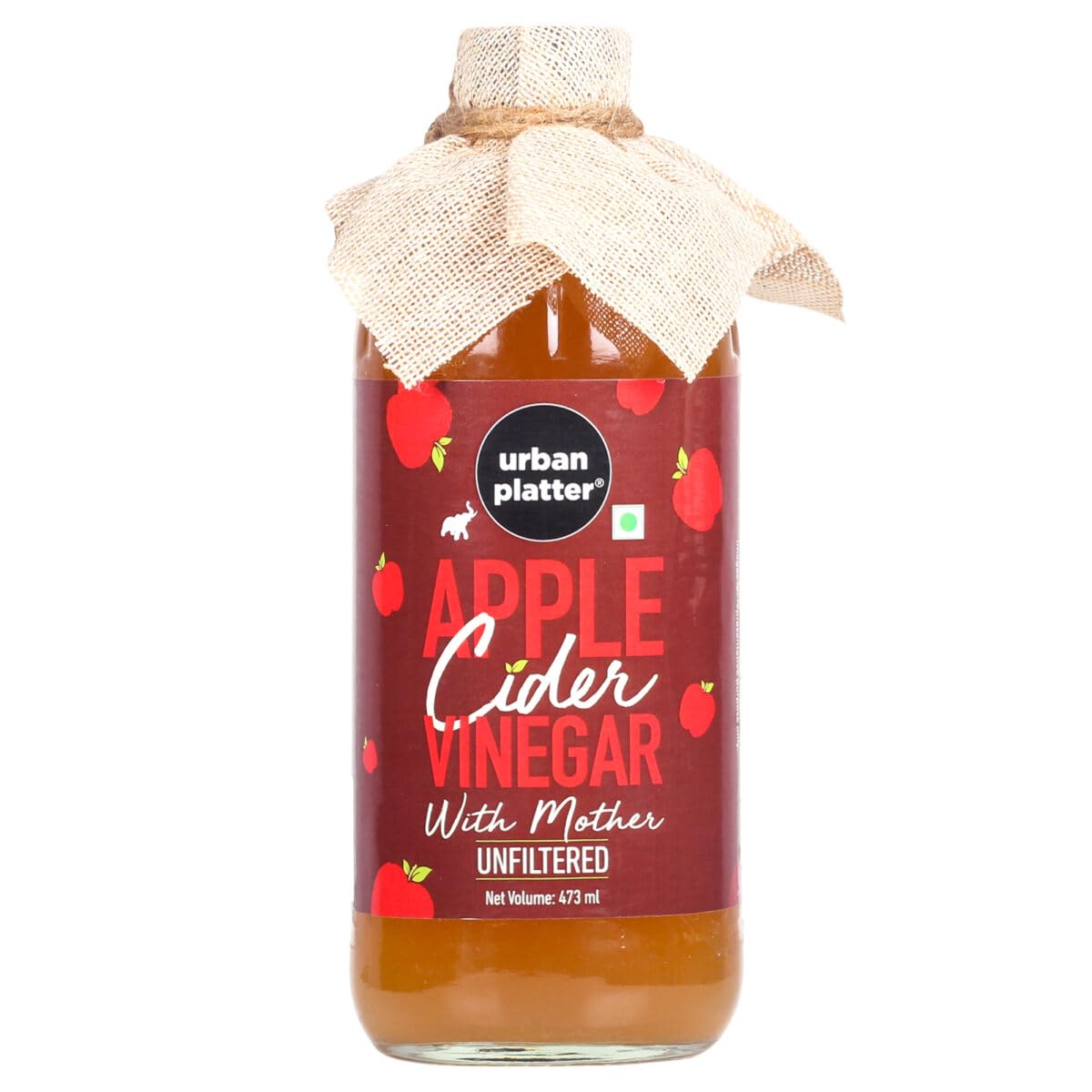 Urban Platter Apple Cider Vinegar with Mother, 473ml (Raw, Unfiltered and with The Mother) (B09MYTPN8T) Amazon Price History, Amazon Price Tracker