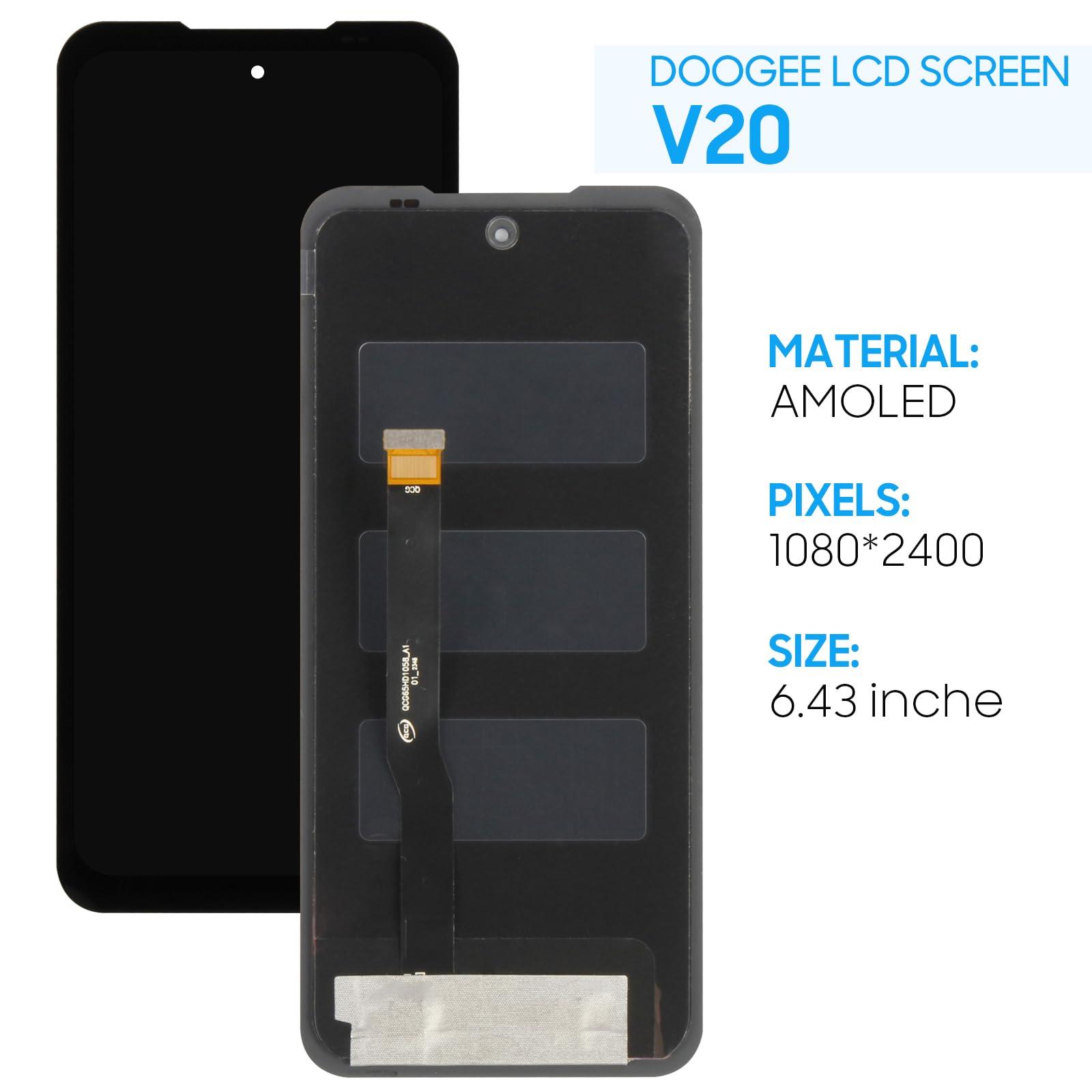Dooge S98 SiuVorZhi Écran LCD Compatible Avec Doogee S200 LCD Display Touch Screen Assembly Pièces De Rechange Avec Outils Display Redmi Note 11