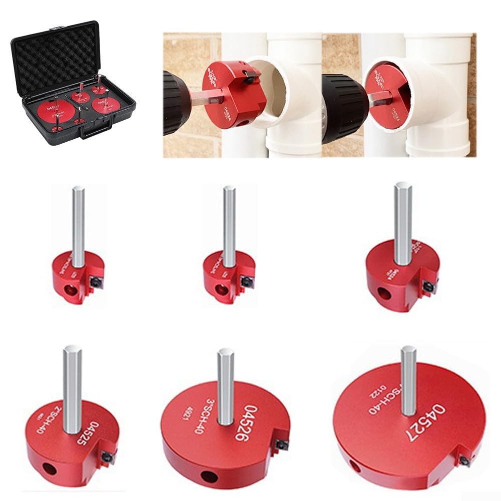 Kit Alésage PVC 6 3/4-4po pour Tuyaux Kit Alésage PVC 6 3/4-4po