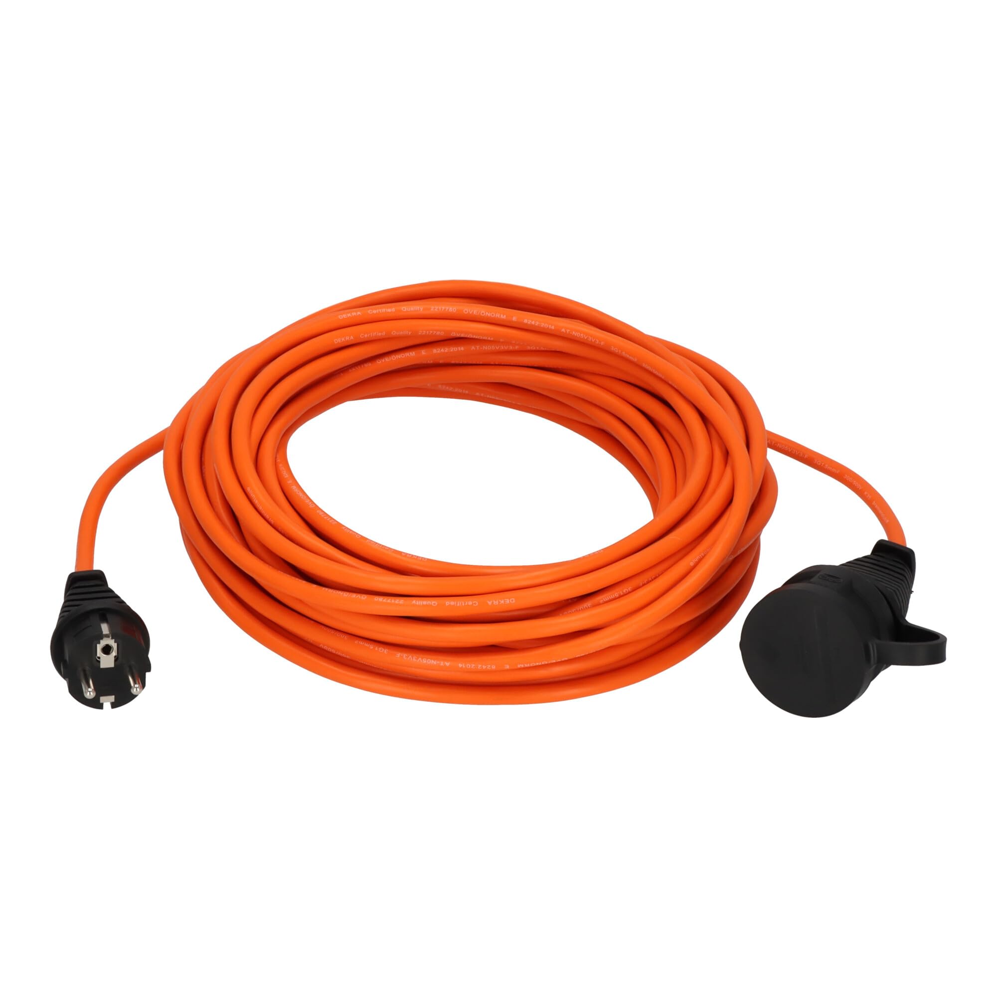 Brennenstuhl 1169940 Strom Verlängerungskabel Orange 20 m