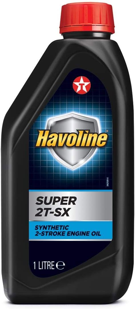Havoline Super 2T-SX 2 Stroke Fully Synthetic Motorcycle Engine Oil - 1 Litre