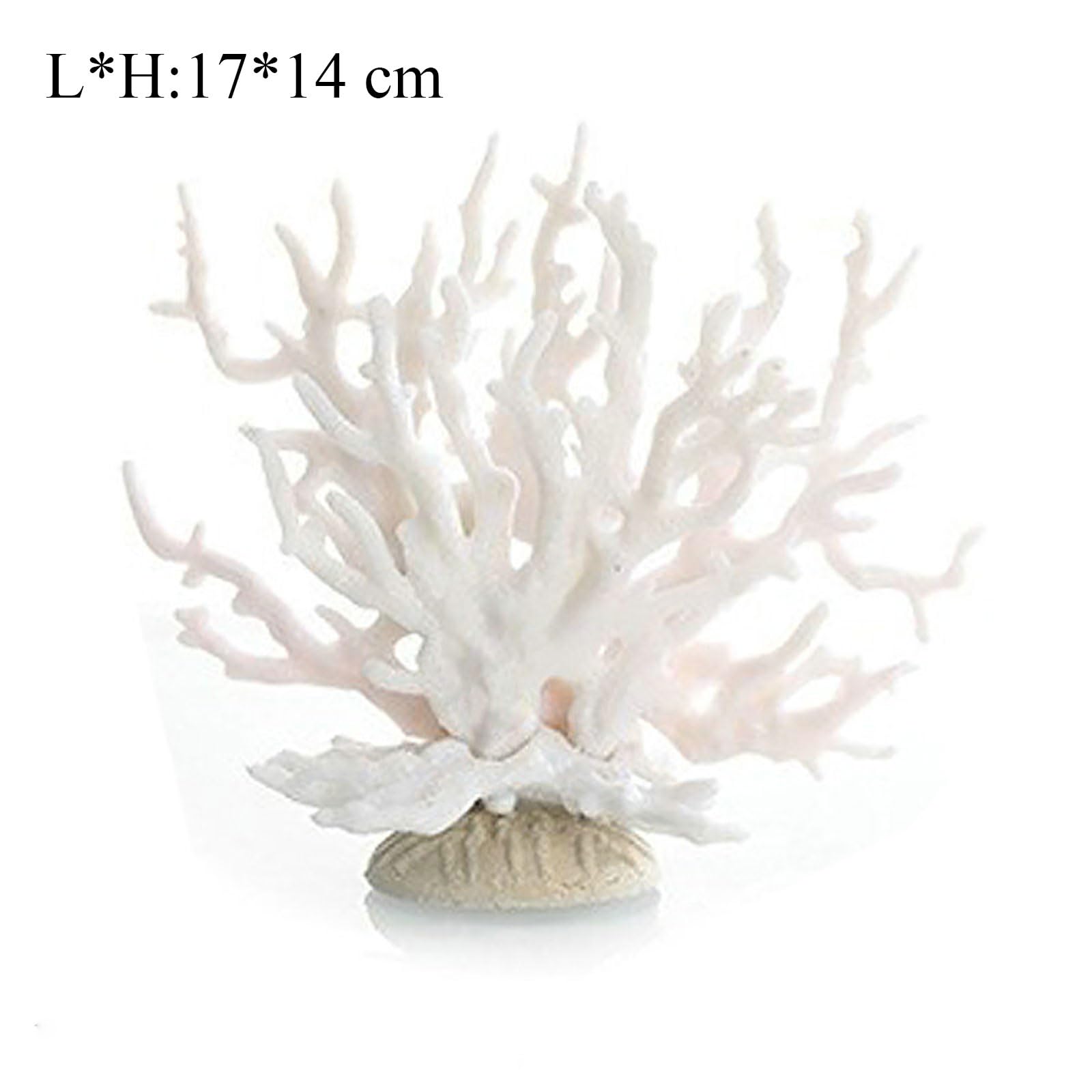 Corallo Artificiale Per Acquario - Decorazione In Plastica Con Base In Resina Per Acqua Dolce/Salata - Foto 5