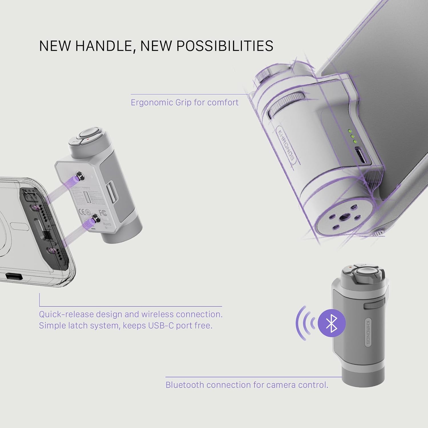 Tilta Khronos Lite Creator Kit | Compatible with iPhone 17 Pro Max | Professional Camera Rig for Phone Filmmaking | Bluetooth Handle, ND & Polarizer Filter Set - Black