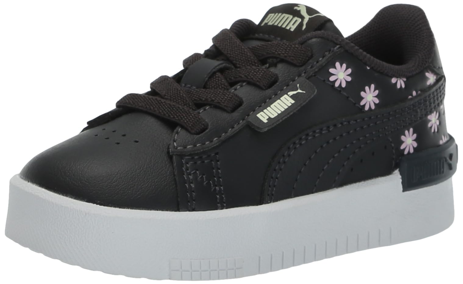 PUMA Unisex-Child, Jada Alternate Closure Summer, Flat Dark Gray-Grape Mist-PUMA White, Toddler 8
