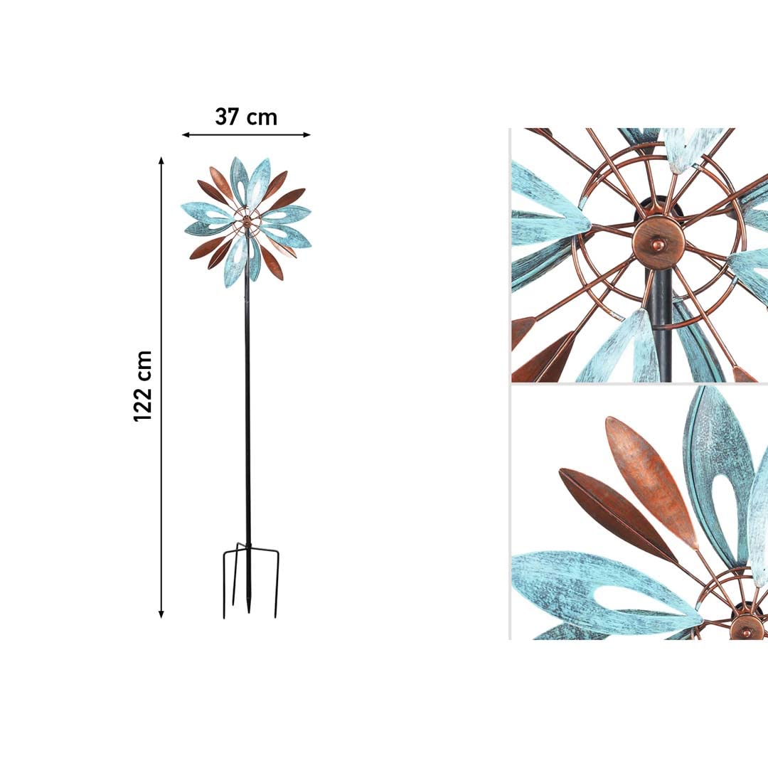HQ Metal Wind Spinner: Rame Flower Duett