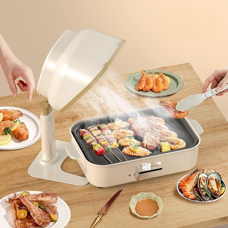 Amazon | 卓上型家庭用移動式換気扇 卓上でにおい・油・煙・湯気が