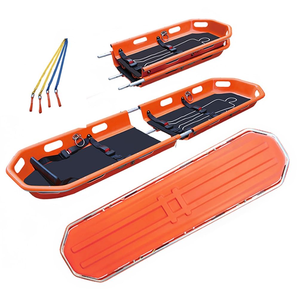 Amazon.co.jp: ポータブル救助バスケットストレッチャー、リフト用手綱