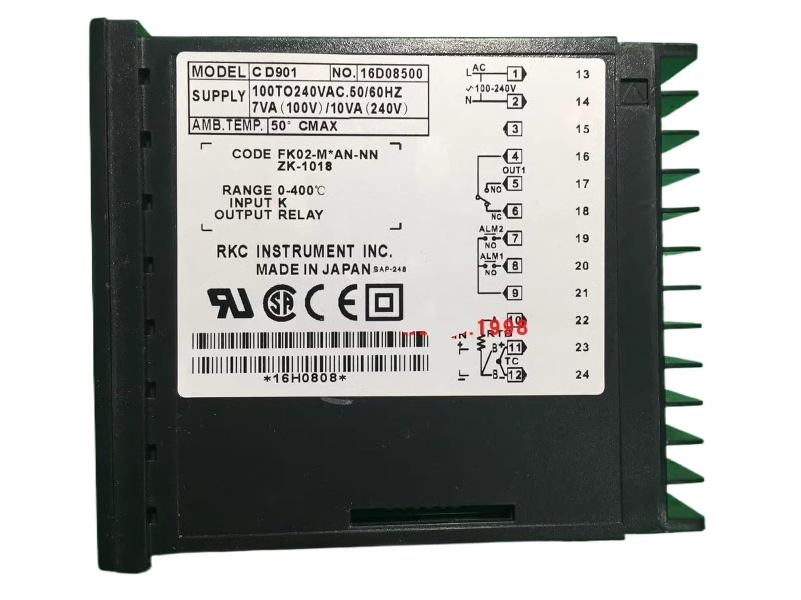 Controlador de temperatura CD901 entrada completa PID CH902 controlador de temperatura suministro puntual(CD901WK02-MM-AN)