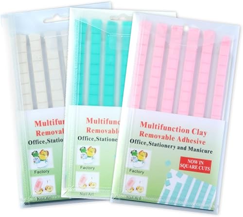 Miniatura 2 de Masilla adhesiva reutilizable para uñas, 96 unidades, masilla adhesiva extraíble para pósteres de arte de uñas, marcos de fotos