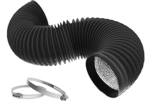 Premium Dryer Vent Hose 4 Inch: Enhance Ventilation with Flexible PVC Aluminum Foil Insulation