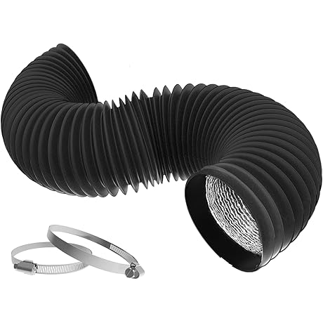 Premium Dryer Vent Hose 4 Inch: Enhance Ventilation with Flexible PVC Aluminum Foil Insulation