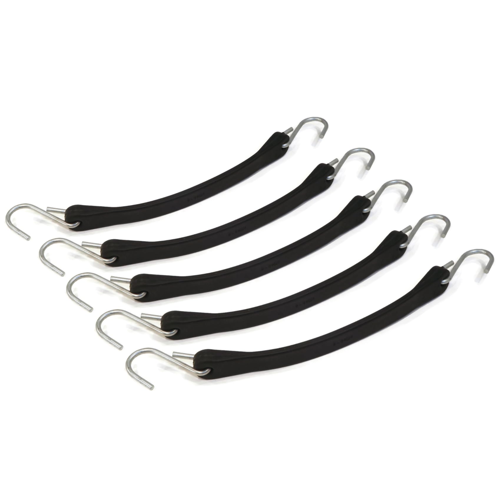 The ROP Shop Lot de 5 sangles élastiques en caoutchouc noir de 22,9 cm pour camion
