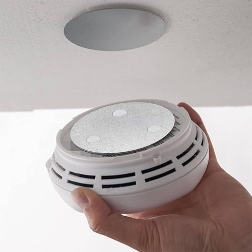 Miniatura 7 de Detector de humo magnético Almohadillas adhesivas magnéticas Almohadillas adhesivas magnéticas 3 piezas de alarma de humo magnética Montaje de