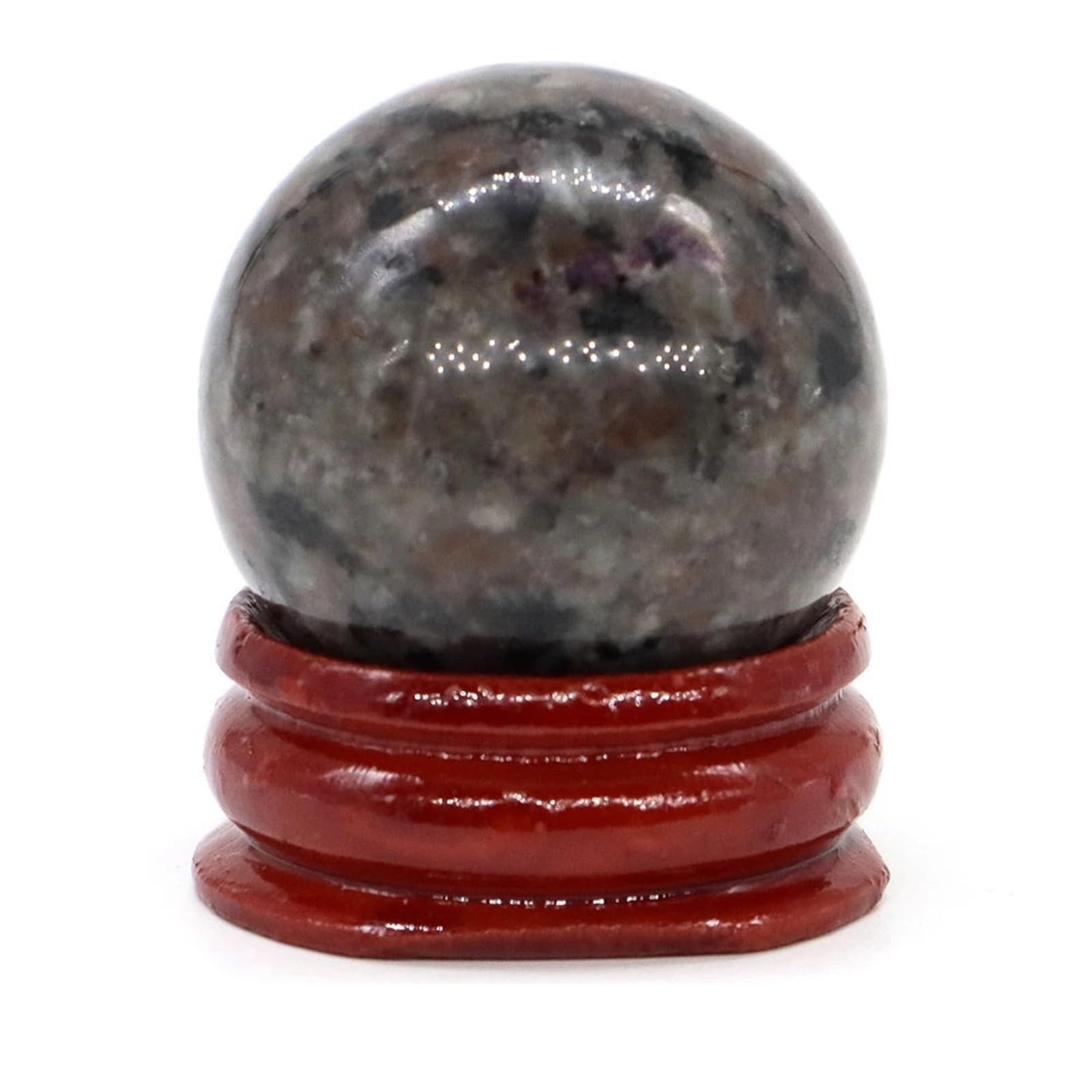 BAYNOPURIN Crystal Sphere 30mm Stone Sphere Quartz Globe Mineral Collection Household Decor