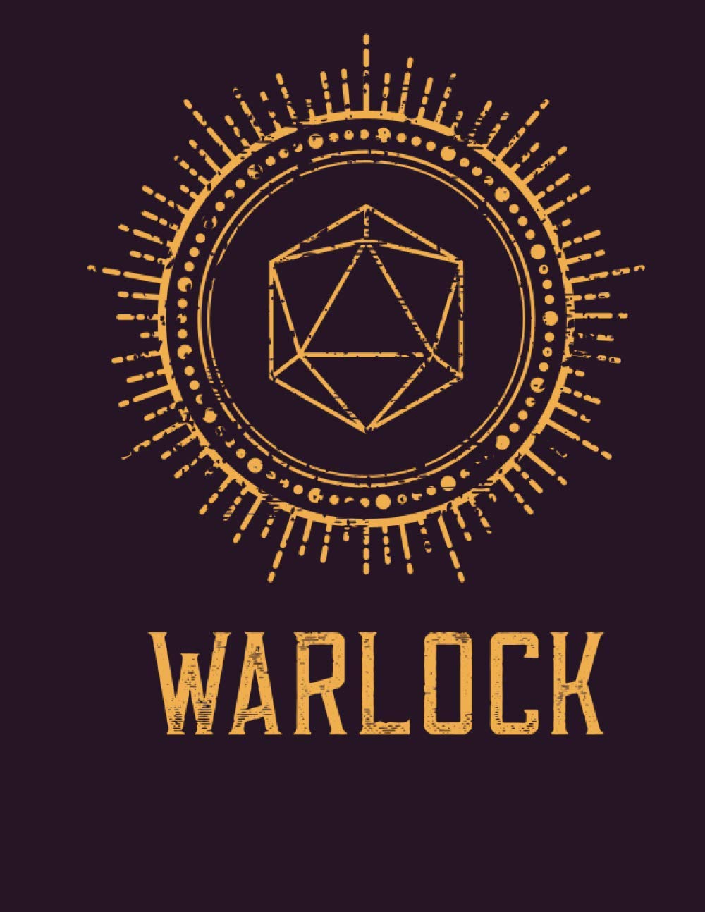 Warlock: 8.5x11 5e Character Sheets | RPG Companion Notebook | DND Character Log | Ruled Line and Graph Paper | Dungeon Gamer