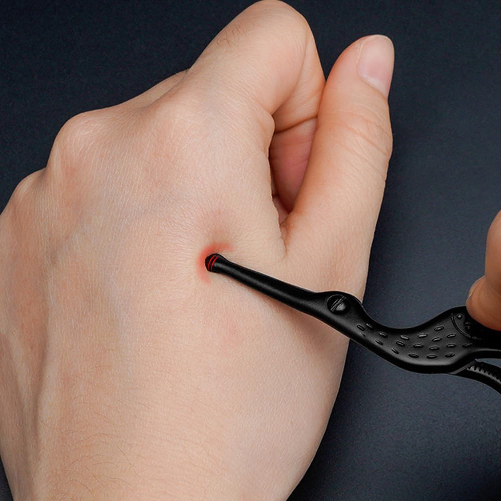 Nose Hair Scissors, Manual Round Tip Nose Scissor for Men, Black 4
