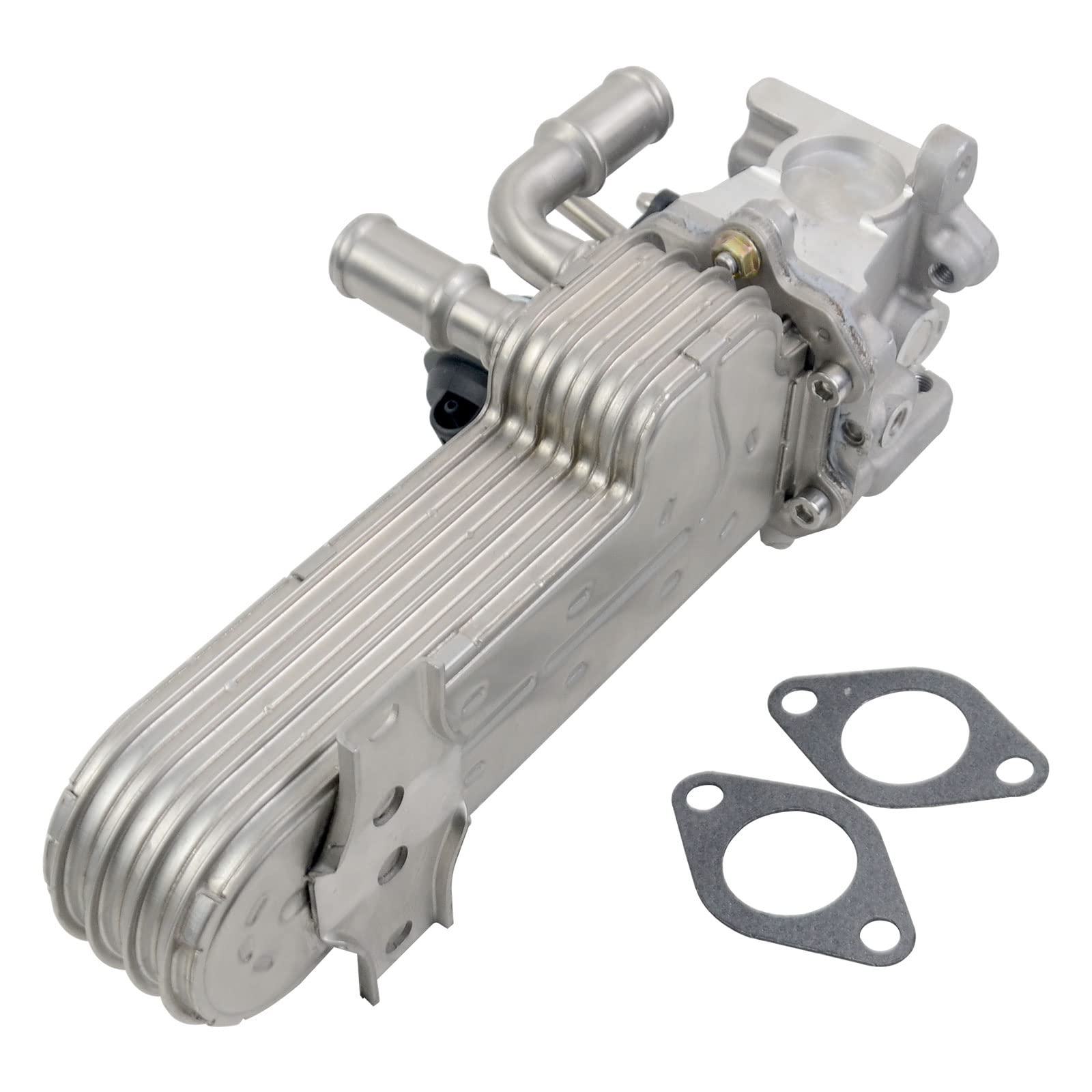 AGR Kühler mit Dichtungen 03G131512L Kompatibel mit Aud1 Se-at Sk0da V-W 2.0 TDI 03G131513J 03G131513D AGR-Ventil Abgasrückführung