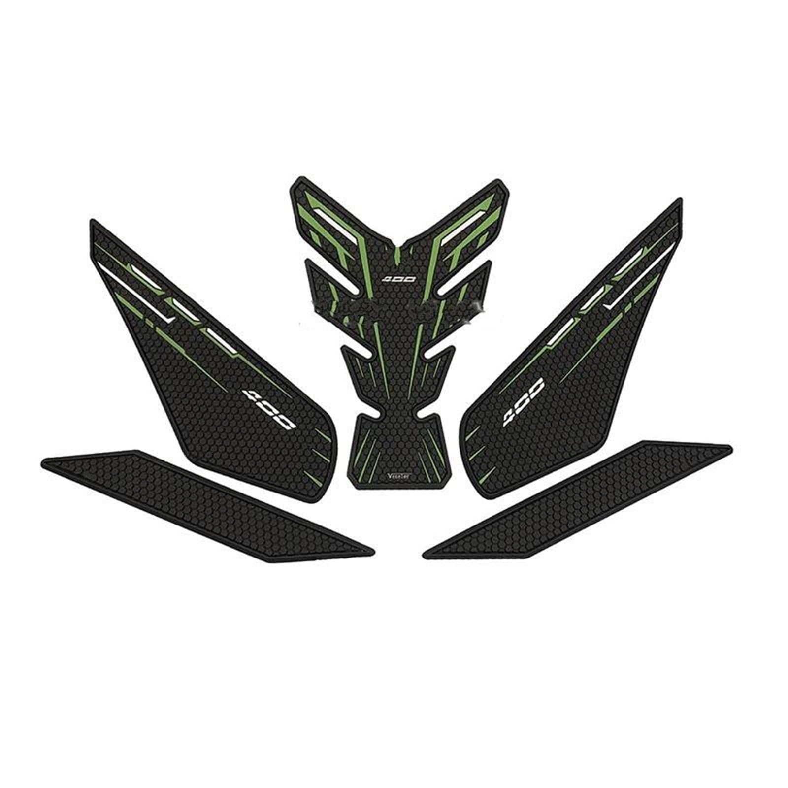 Motorcycle Tank Pad Sticker Decal Gas Fuel Knee Grip Traction Side for Kawasaki for NINJA400 for Z400 2018-2022 Tank Sticker(Color5)