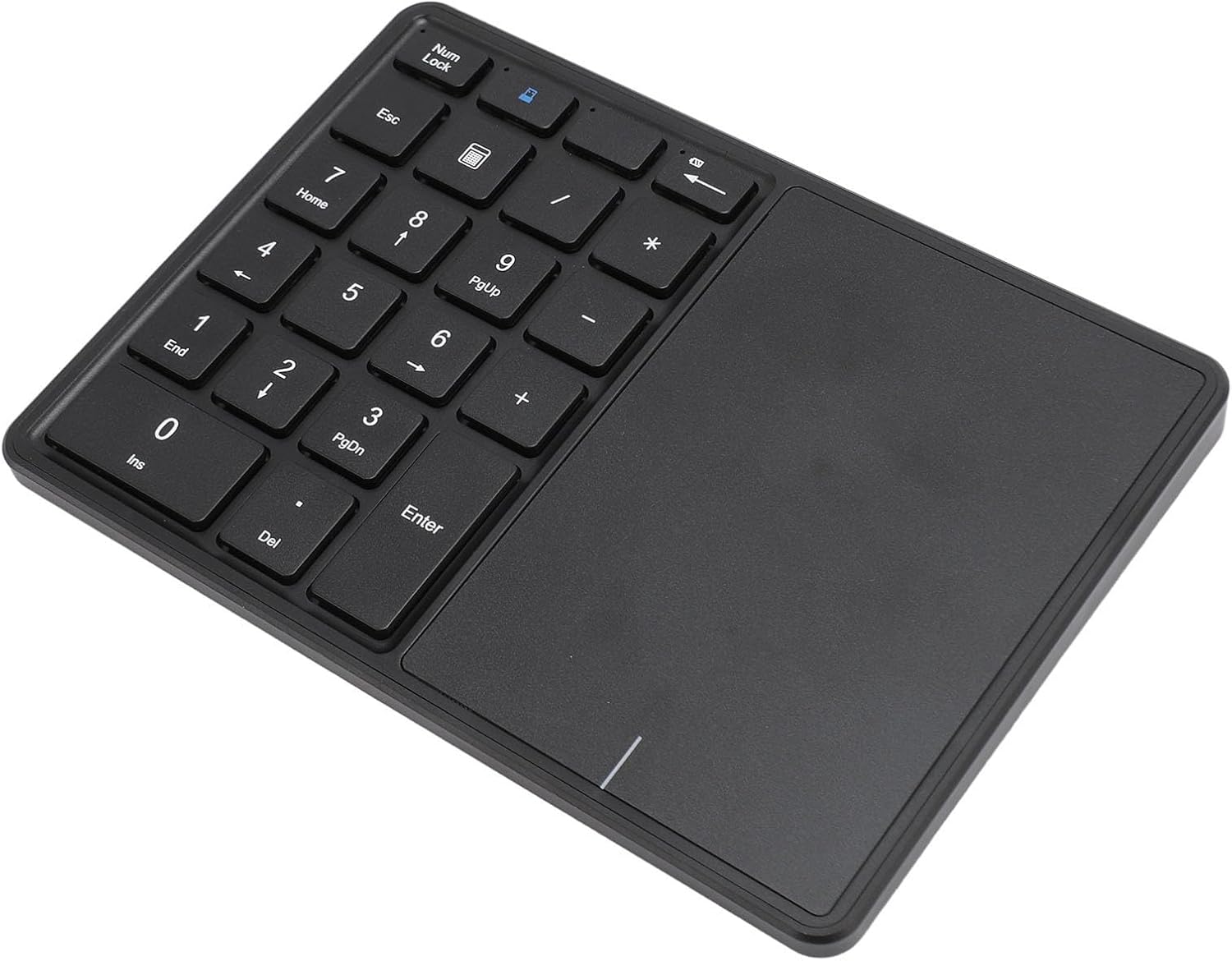 ciciglow Wireless Numeric Keypad, 22-Key Wireless Numeric Keypad with 4.2 Touch Panel and 2.4G Connection Long Battery Life (Black)