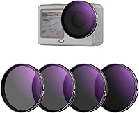 Vista 11 de NEEWER Juego de filtros ND compatible con DJI Osmo Action 3/4/5 Pro, paquete de 6 ND8+ND16+ND32+ND64+ND1000+CPL Accesorios de cámara de acción
