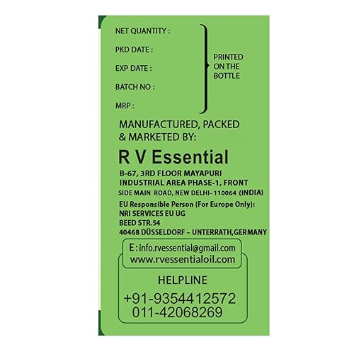 Miniatura 3 de R V Essential Pure Castor Carrier Oil- Ricinus communis (100% Pure & Natural Prensado en Frío), 1