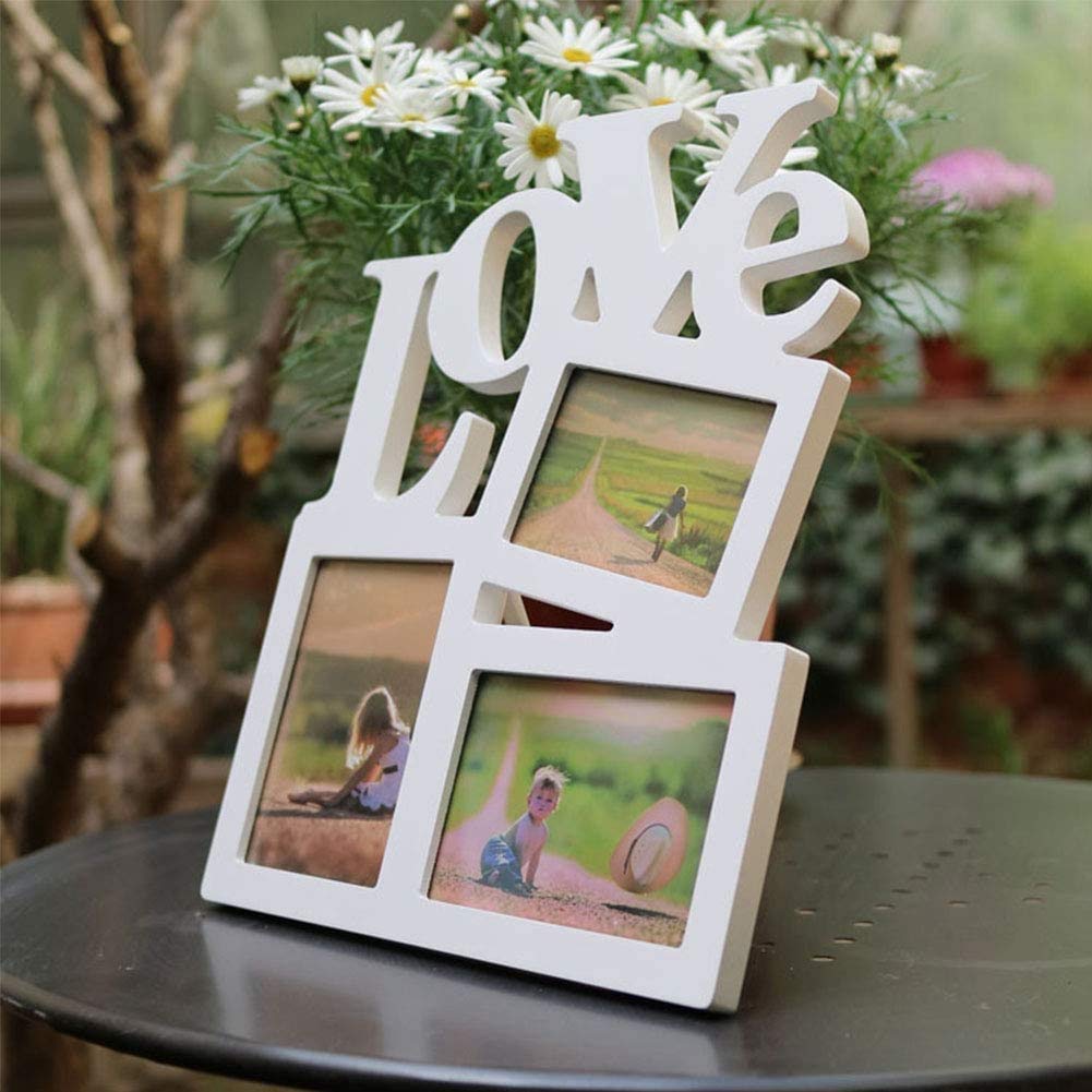 WZM Familia Love Set de Marco de Fotos y Huellas Bebé en Arcilla – Recuerdo Las Huellas de Mano y Pie – Regalos para Bebes deHabitación Bebé (Color : D)