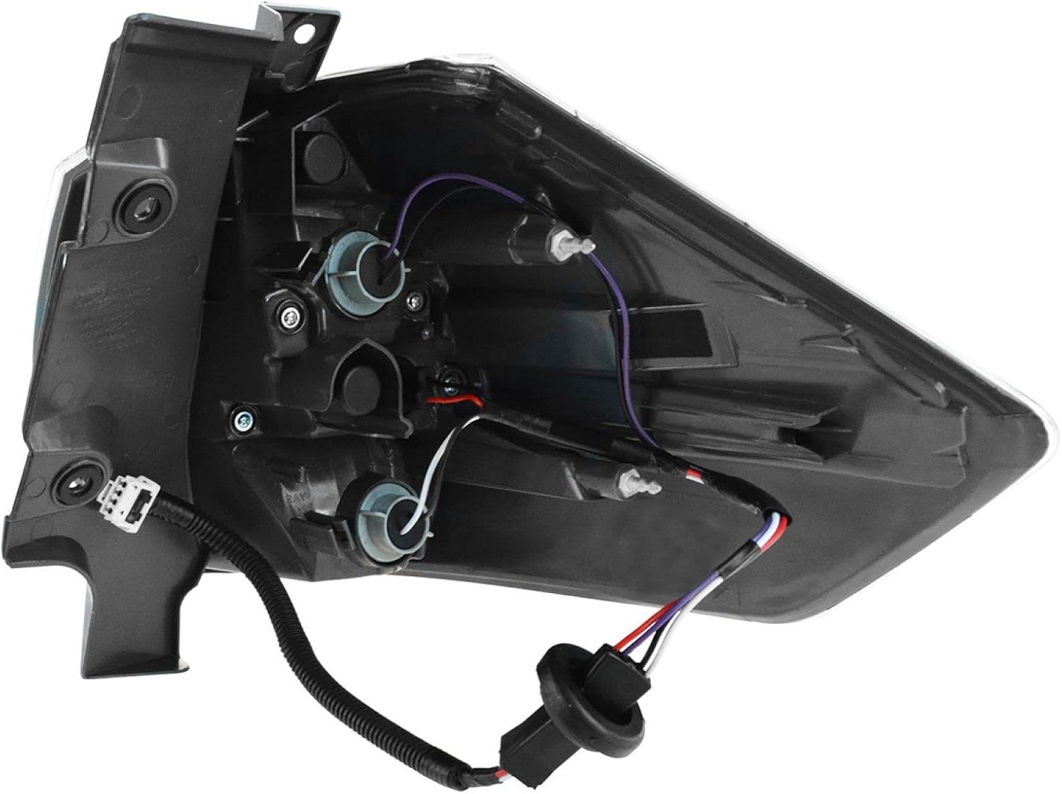 TRQ Passenger Side Tail Light Assembly Compatible with 2014-2016 Nissan Rogue NI2805102