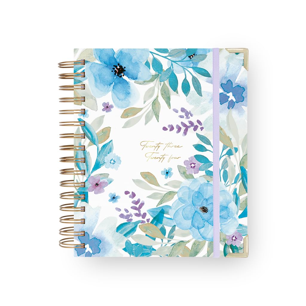 Nukua Notes - Agenda Académica 2023-2024 (Septiembre a Agosto) - Día Página - 416 Páginas - Tamaño: 15,5x20,5 cm (A5) - Bilingüe: Español e Inglés - Esther