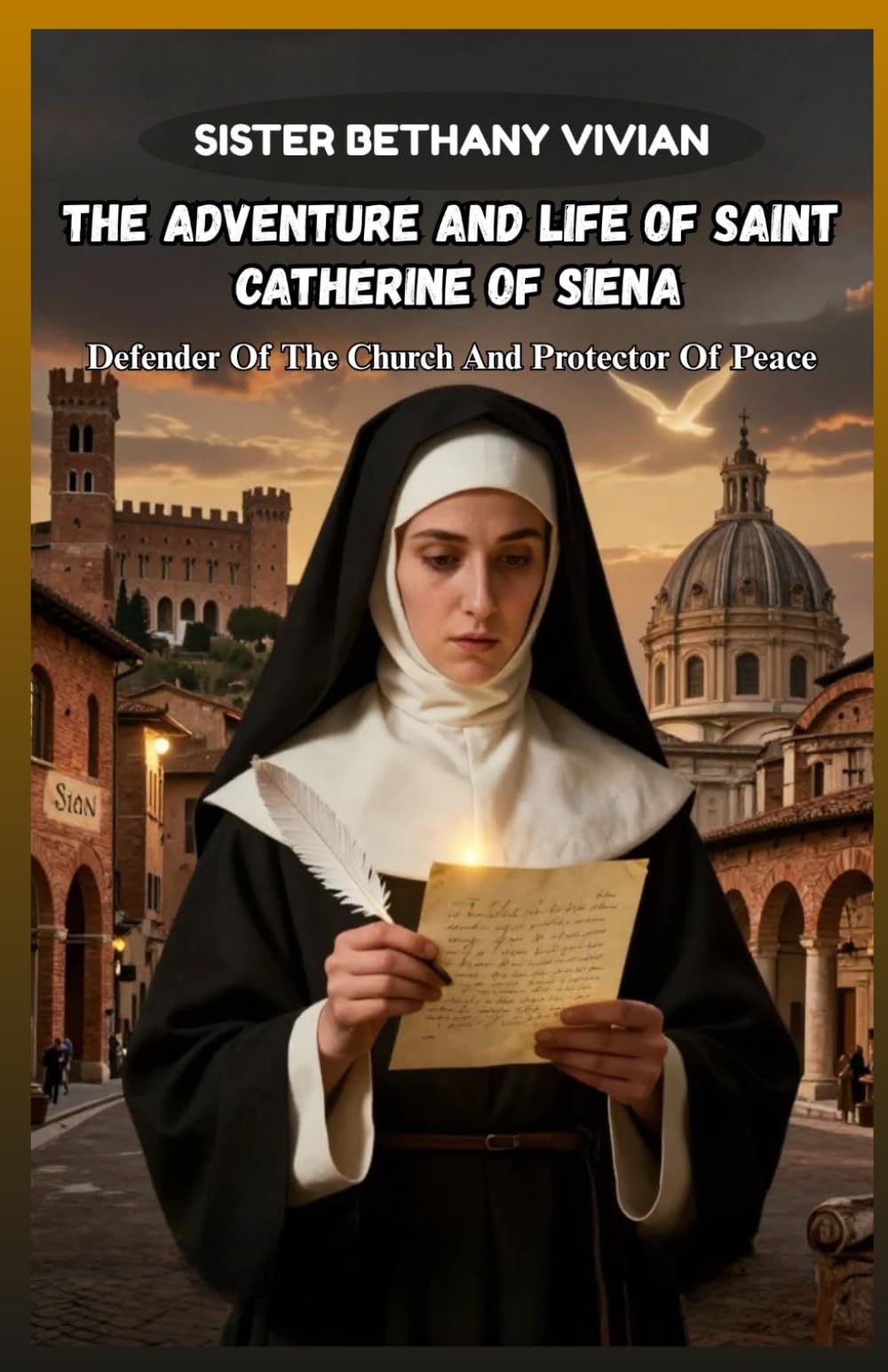 THE ADVENTURE AND LIFE OF SAINT CATHERINE OF SIENA: Defender Of The Church And Protector Of Peace