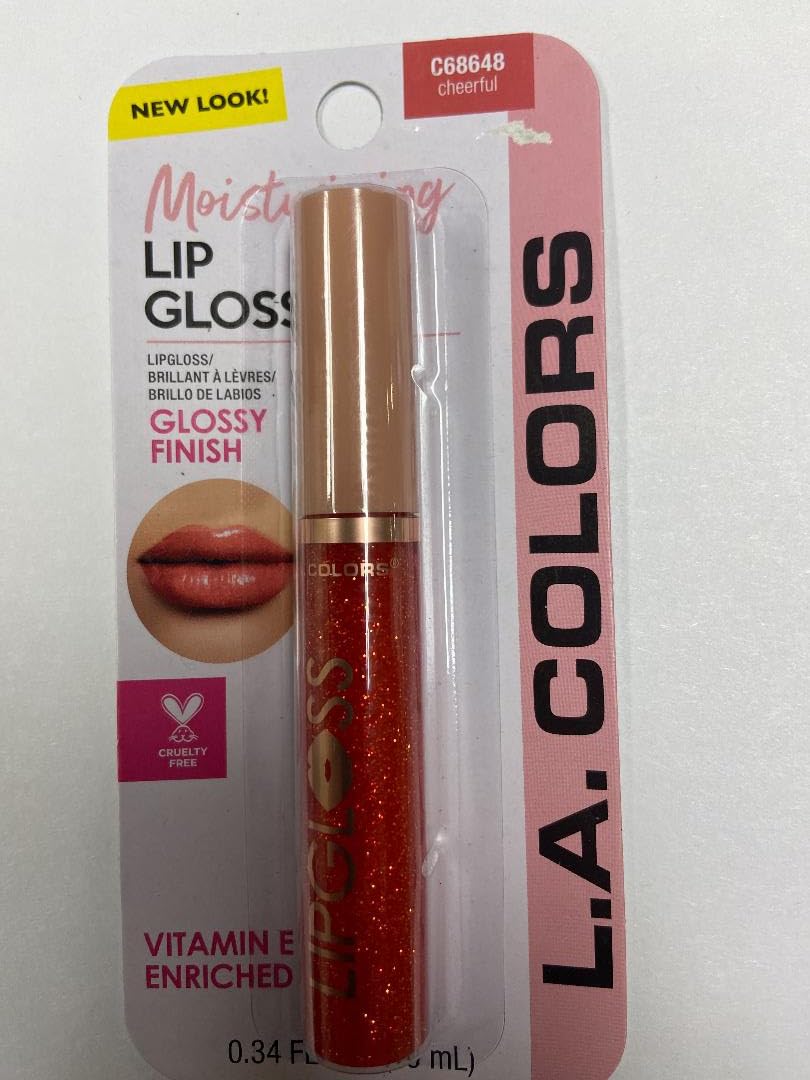Amazon.com : L.A. COLORS Lip Gloss C8648 Cheerful : Beauty