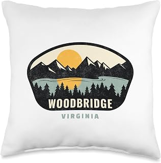 Woodbridge Virginia, VA Vacation Souvenir Throw Pillow