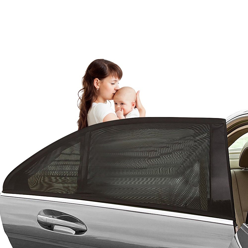 Universal Fit Car Side Window Sun Shade (2 Pack) by
