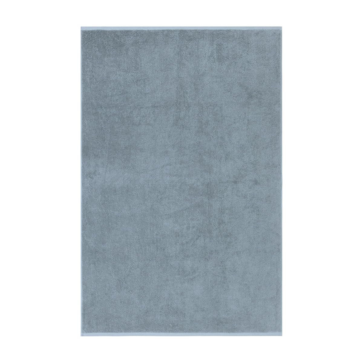 Desforges - Serviette de Toilette 100 x 150 cm en Coton Bleu uni 600 g/m², MA Douce