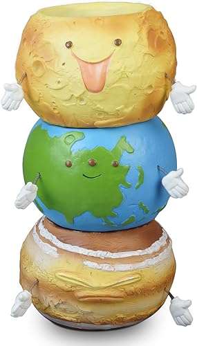 Miniatura 7 de Cinf Macetas de resina en forma de muñeca de jardín de plantas verdes bonitas macetas encantadoras macetas para bolígrafo, maceta decorativa moderna