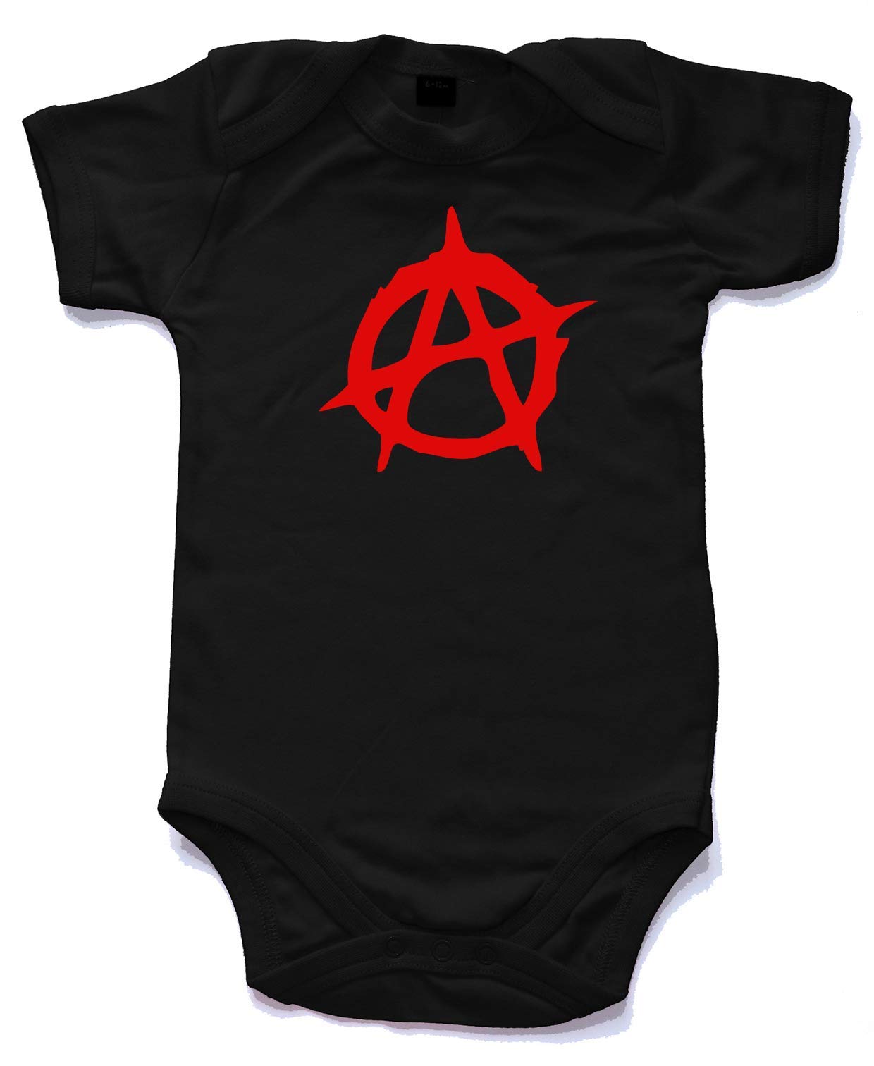 Naughtees Anarchy babygrow black 0-3 months