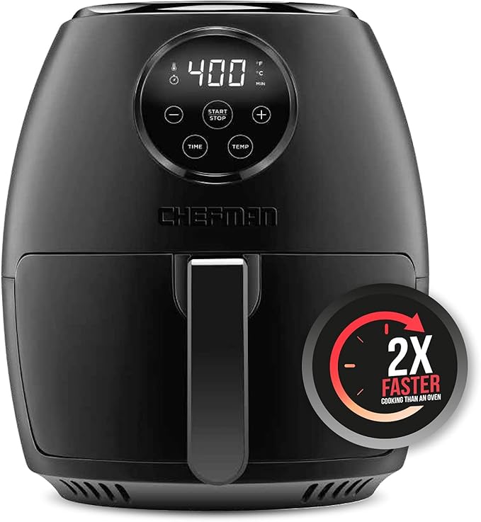 Chefman Freidora de Aire de 3.5L AirFryer TurboFry con Panel