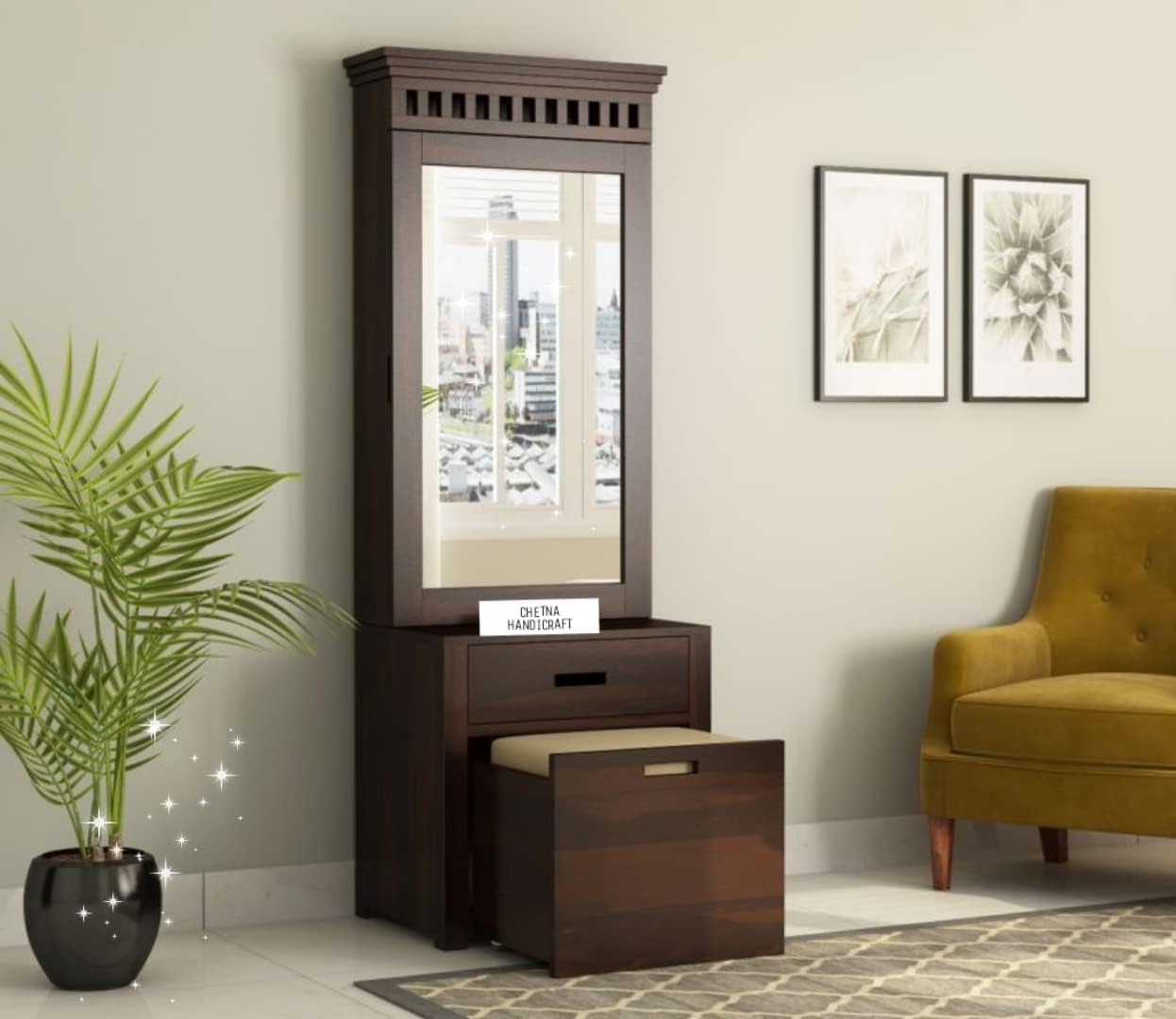 Dressing Table (Walnut)-picture-30